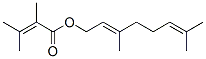 CAS#: 10402-48-9, 3,7-Dimethyl-2,6-Octadienyl 2,3-Dimethylcrotonate