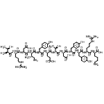 CAS#: 104077-19-2, L-Threonyl-L-Arginyl-L-alpha-Aspartyl-L-Isoleucyl-L-Tyrosyl-L-alpha-Glutamyl-L-Threonyl-L-alpha-Aspartyl-L-Tyrosyl-L-Tyrosyl-L-Arginyl-L-Lysine