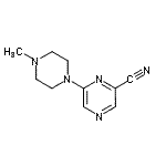 CAS 登录号：104169-57-5， 6-(4-甲基-1-哌嗪基)-2-吡嗪甲腈
