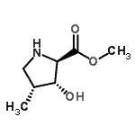CAS#: 104197-66-2, Methyl (3R,4R)-3-Hydroxy-4-Methyl-D-Prolinate