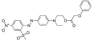CAS#: 10423-86-6, 2-[Ethyl[4-[[2-(Methylsulphonyl)-4-Nitrophenyl]Azo]Phenyl]Amino]Ethyl Phenoxyacetate