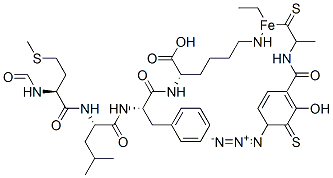 CAS#: 104234-99-3, N-Formyl-methionylleucyl-phenylalanyl-N(epsilon)-(2-(4-azidosalicylamido)ethyl-1,3'-dithiopropionyl)lysine
