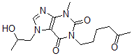 CAS#: 104317-70-6, 7-(2-Hydroxypropyl)-3-Methyl-1-(5-Oxohexyl)Purine-2,6-Dione