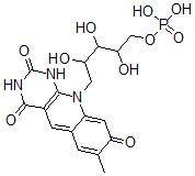 CAS#: 104324-32-5, [2,3,4-Trihydroxy-5-(7-Methyl-2,4,8-Trioxo-1H-Pyrimido[4,5-b]Quinolin-10-Yl)Pentyl] Dihydrogen Phosphate