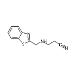 CAS#: 104345-00-8, 3-[(1,3-Benzothiazol-2-Ylmethyl)Amino]Propanenitrile