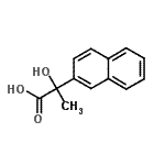 CAS#: 10441-53-9, 2-Hydroxy-2-(2-Naphthyl)Propanoic Acid