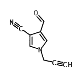 CAS#: 104501-28-2, 4-Formyl-1-(2-Propyn-1-Yl)-1H-Pyrrole-3-Carbonitrile
