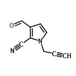 CAS#: 104501-29-3, 3-Formyl-1-(2-Propyn-1-Yl)-1H-Pyrrole-2-Carbonitrile