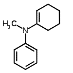 CAS 登录号：10468-26-5， N-(1-环己烯-1-基)-N-甲基苯胺