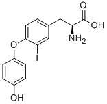 CAS 登录号：10468-90-3， 3-碘-L-甲状腺素