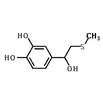CAS#: 104692-99-1, 4-[1-Hydroxy-2-(Methylsulfanyl)Ethyl]-1,2-Benzenediol