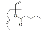 CAS#: 10471-96-2, 1,5-Dimethyl-1-Vinylhex-4-Enyl Valerate