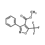 CAS#: 104721-33-7, Methyl 3-Phenyl-5-(Trifluoromethyl)-1,2-Oxazole-4-Carboxylate