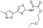 CAS#: 104777-03-9, 2-Ethoxyethyl 2-[[4-(3-Methyl-1,2-Oxazol-5-Yl)-1,3-Thiazol-2-Yl]Amino]-2-Oxoacetate