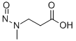 CAS 登录号：10478-42-9， N-亚硝基-N-甲基-3-氨基丙酸