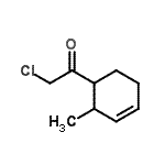 CAS 登录号：10481-88-6， 2-氯-1-(2-甲基-3-环己烯-1-基)乙酮