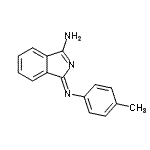 CAS 登录号：104830-21-9， (1Z)-1-[(4-甲基苯基)亚氨基]-1H-异吲哚-3-胺