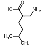 CAS#: 104883-56-9, 2-(Aminomethyl)-5-Methylhexanoic Acid