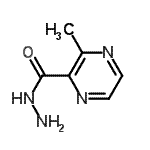 CAS#: 104893-68-7, 3-Methyl-2-Pyrazinecarbohydrazide