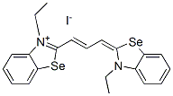 CAS#: 1049-38-3, 3-Ethyl-2-[(E,3Z)-3-(3-Ethyl-1,3-Benzoselenazol-2-Ylidene)Prop-1-Enyl]-1,3-Benzoselenazol-3-Ium Iodide