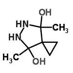 CAS#: 104939-46-0, 4,7-Dimethyl-5,6-Diazaspiro[2.4]Heptane-4,7-Diol