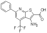 CAS#: 104960-56-7, 3-Amino-6-Phenyl-4-(Trifluoromethyl)-Thieno[2,3-b]Pyridine-2-carboxylic Acid
