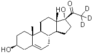CAS#: 105078-92-0, (3beta)-3,17-Dihydroxy(21,21,21-<Sup>2</Sup>H<Sub>3</Sub>)Pregn-5-En-20-One