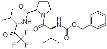CAS#: 105080-60-2, Phenylmethyl N-[(2S)-3-Methyl-1-Oxo-1-[2-[[(3S)-1,1,1-Trifluoro-4-Methyl-2-Oxopentan-3-Yl]Carbamoyl]Pyrrolidin-1-Yl]Butan-2-Yl]Carbamate