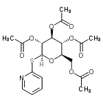 CAS#: 105120-89-6, 2-Pyridinyl 2,3,4,6-Tetra-O-Acetyl-1-Thio-beta-D-Glucopyranoside