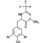CAS#: 105189-44-4, Methyl 3,5-Dibromo-N-(Trifluoroacetyl)Tyrosinate