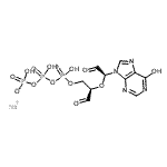 CAS#: 105208-87-5, Triphosphoric Acid, (2R)-2-[(1S)-1-(6-Hydroxy-9H-Purin-9-Yl)-2-Oxoethoxy]-3-Oxopropyl Ester, Sodium Salt (1:1)