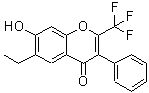 CAS#: 105258-37-5, 6-Ethyl-7-Hydroxy-3-Phenyl-2-(Trifluoromethyl)-4H-1-Benzopyran-4-One