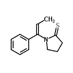 CAS#: 105284-72-8, 1-[(1Z)-1-Phenyl-1-Propen-1-Yl]-2-Pyrrolidinethione