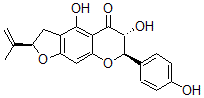 CAS 登录号：105377-76-2， (2R,6R,7R)-4,6-二羟基-7-(4-羟基苯基)-2-丙-1-烯-2-基-2,3,6,7-四氢呋喃并[3,2-g]苯并吡喃-5-酮