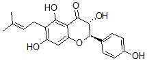 CAS#: 105377-77-3, (2R,3R)-3,5,7-Trihydroxy-2-(4-Hydroxyphenyl)-6-(3-Methylbut-2-Enyl)Chroman-4-One
