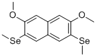 CAS#: 105405-00-3, 2,7-Dimethoxy-3,6-Bis(Methylseleno)-Naphthalene