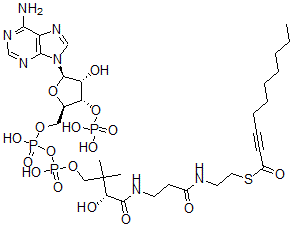 CAS#: 105528-05-0, Dec-2-Ynoyl-Coenzyme A