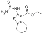 CAS#: 105544-62-5, 2-Thioureido-4,5,6,7-Tetrahydro-Benzo[b]Thiophene-3-Carboxylic Acid Ethyl Ester