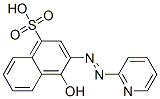 CAS 登录号:10558-11-9, 4-羟基-3-(2-吡啶基偶氮)萘磺酸