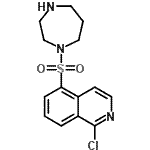 CAS 登录号：105628-70-4， 1-氯-5-(1,4-二氮杂环庚-1-基磺酰基)异喹啉