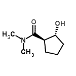 CAS#: 105665-04-1, (1R,2R)-2-Hydroxy-N,N-Dimethylcyclopentanecarboxamide