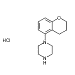 CAS#: 105684-90-0, 1-(3,4-Dihydro-2H-Chromen-5-Yl)Piperazine Hydrochloride (1:1)