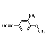 CAS#: 105752-19-0, 5-Ethynyl-2-Methoxyaniline