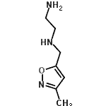 CAS 登录号：105829-37-6， N-[(3-甲基-1,2-恶唑-5-基)甲基]-1,2-乙二胺