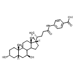 CAS#: 105877-77-8, 4-{[(3alpha,5beta,7beta,8xi,9xi,14xi,17alpha)-3,7-Dihydroxy-24-Oxocholan-24-Yl]Amino}Benzoic Acid