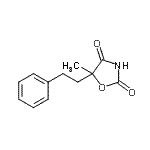 CAS#: 105907-55-9, 5-Methyl-5-(2-Phenylethyl)-1,3-Oxazolidine-2,4-Dione