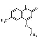 CAS 登录号：105908-27-8， 4-乙氧基-6-甲基-2(1H)-喹啉酮