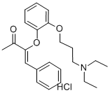 CAS#: 106064-08-8, Diethyl-[3-[2-[(Z)-3-Oxo-1-Phenylbut-1-En-2-Yl]Oxyphenoxy]Propyl]Azanium Chloride