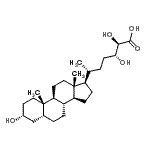 CAS#: 1061-64-9, (2R,3R,6R)-2,3-Dihydroxy-6-[(3R,5R,8R,9S,10S,13R,14S,17R)-3-Hydroxy-10,13-Dimethylhexadecahydro-1H-Cyclopenta[a]Phenanthren-17-Yl]Heptanoic Acid
