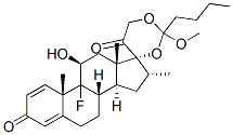 CAS#: 1062-64-2, 2-Butyl-9'-Fluoro-11'-Hydroxy-2-Methoxy-10',13',16'-Trimethylspiro[1,3-Dioxane-4,17'-6,7,8,11,12,14,15,16-Octahydrocyclopenta[a]Phenanthrene]-3',5-Dione
